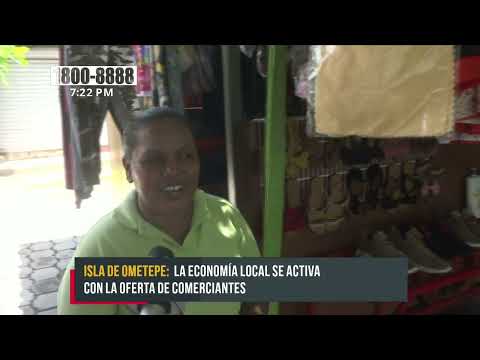 Comercio activado por el Día del Padre en la Isla de Ometepe - Nicaragua