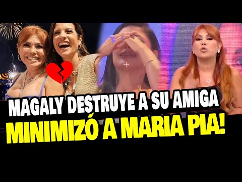 MAGALY MEDINA LE DIÓ CON PALO A MARIA PIA POR ENTREVISTA TIBIA A PAMELA FRANCO