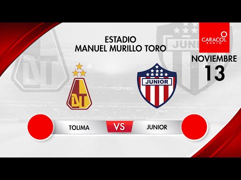 EN VIVO - Deportes Tolima vs Junior de B/quilla - Fecha 1 Cuadrangulares finales de la liga