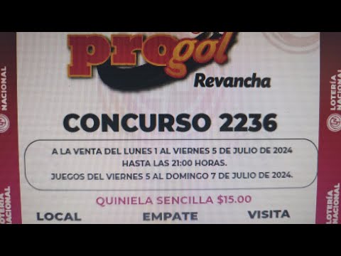 resultados Progol 2236