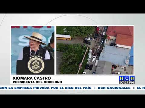 Presidenta Xiomara Castro anuncia que responderá sin temor a los ataques del Crimen Organizado