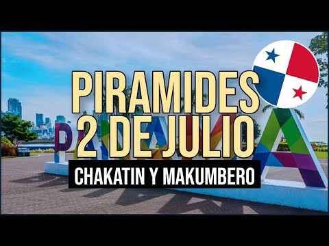 Pirámide Lotería de Panamá Domingo 2 de Julio 2023 - Pirámide de Chakatin y Makumbero