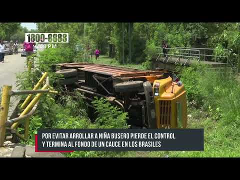 Accidente en Ctra. Nueva a León: Vuelco de bus deja 6 lesionados - Nicaragua