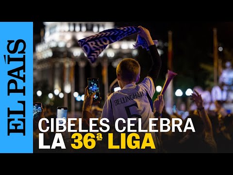 REAL MADRID | Cientos de madridistas reunidos en Cibeles para celebrar la 36º Liga del equipo