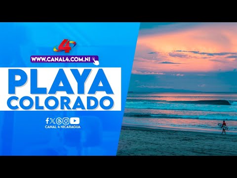 Playa Colorado, el destino preferido de las familias y los amantes del surf en Tola, Rivas