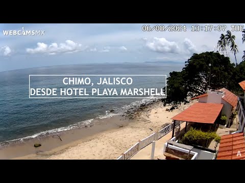 Chimo, Jalisco en vivo Vista desde Hotel Playa Marshell