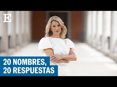 Yolanda Díaz reacciona a 20 personajes del panorama político y económico español | EL PAÍS