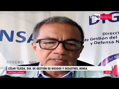 Noticias Mañana | César Tejada, director de Gestión de Riesgos y Desastres del Minsa - 21/03/2023