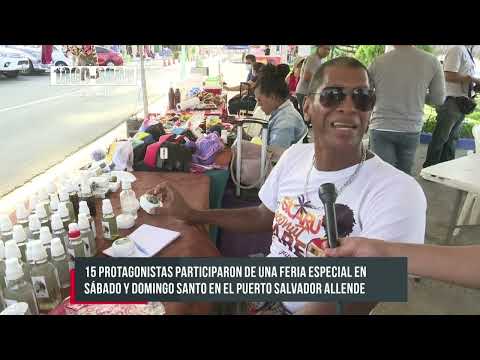 Feria en honor al Día Mundial del Emprendedor en el Puerto Salvador Allende - Nicaragua