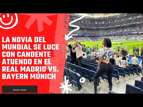 Ivana Knöl La Novia del Mundial se luce con candente atuendo en el Real Madrid vs. Bayern Múnich