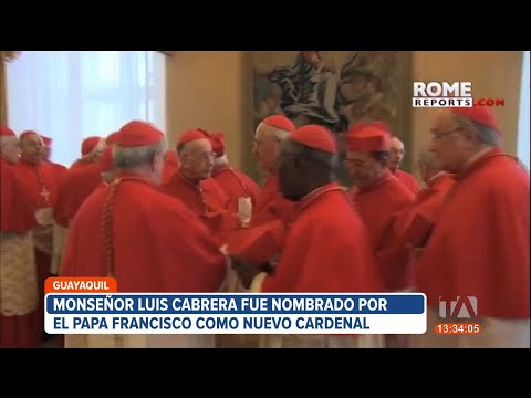 Papa Francisco anuncia que monseñor Luis Cabrera será cardenal