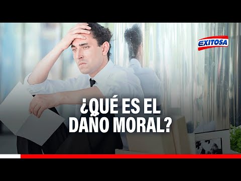 Mario Camacho responde a la pregunta: ¿Qué es el daño moral?