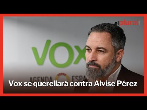 Vox se querellará contra Alvise Pérez por difamar a Abascal