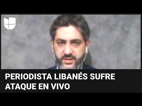 Estaba dando una entrevista en vivo cuando un ataque aéreo israelí impactó su casa