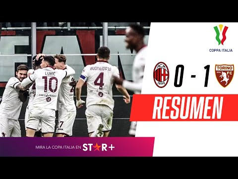 ¡EL TORO ELIMINÓ AL ROSSONERO EN TIEMPO EXTRA Y CON UNO MENOS! | Milan 0-1 Torino | RESUMEN