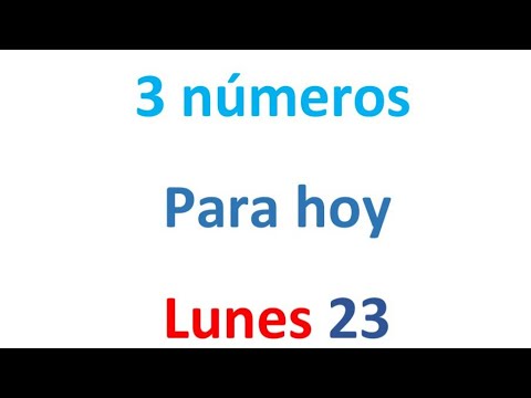 3 números para el Lunes 23 de septiembre, El campeón de los números