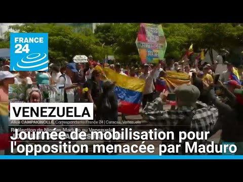 Venezuela : l’opposition dans la rue, les États-Unis affirment que Maduro a perdu • FRANCE 24