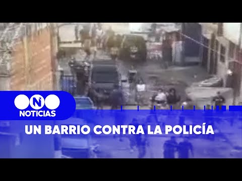 VECINOS ATACARON a la POLICÍA por la MUERTE de un DELINCUENTE - Telefe Noticias