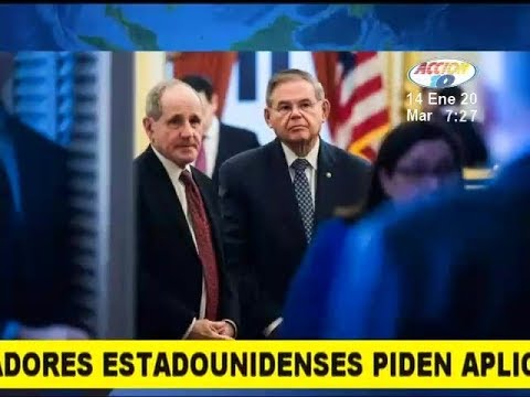 Senadores estadounidenses piden aplicar más sanciones al gobierno del presidente Ortega