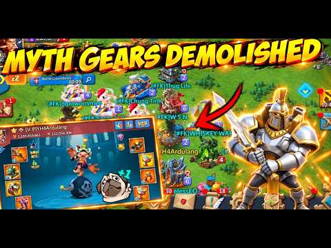 Lords Mobile - Mythic Gear & Range Wedge Couldn't Save It! Zeroed in Minutes