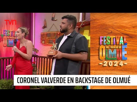 Al comienzo estaba nervioso: Así fue el paso de Coronel Valverde por el backstage de Olmué 2024