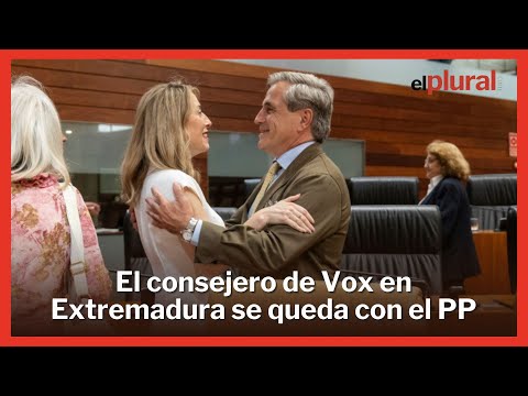 El consejero de Vox en Extremadura, Ignacio Higuero, se queda con el PP y abandona a Abascal