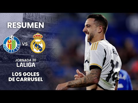 ¡Doblete de Joselu para poner al Madrid LÍDER! | Resumen del Getafe 0 - 2 Real Madrid