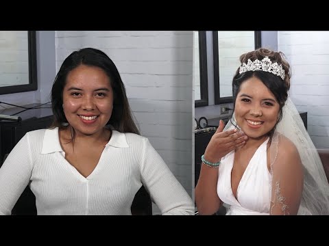 Peinado y maquillaje minimalista para el día de tu boda