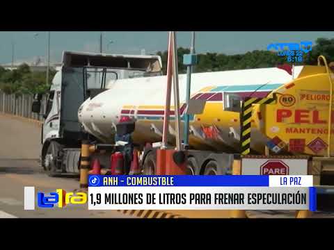 Autoridades distribuyen 1.9 Millones de litros de carburantes para combatir especulación