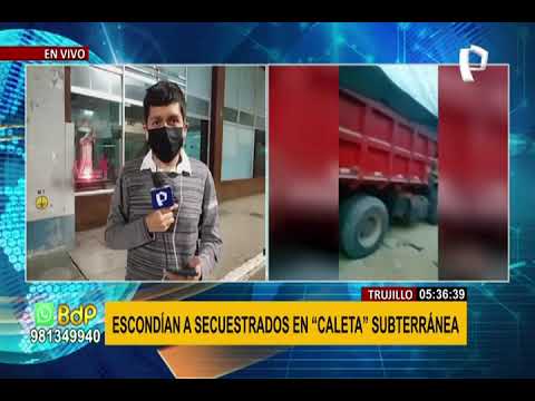 Escondite subterráneo en Trujillo: manchas de sangre confirman que hubo personas retenidas