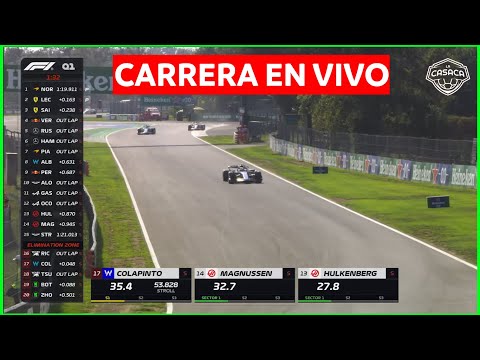 GP de ITALIA  FÓRMULA 1 EN VIVO - DEBUTA FRANCO COLAPINTO