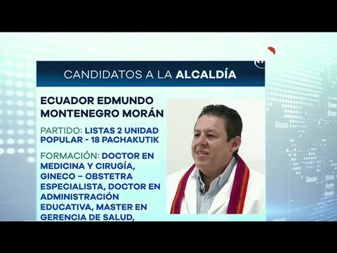 Conociendo al candidato: Ecuador Edmundo Montenegro Morán