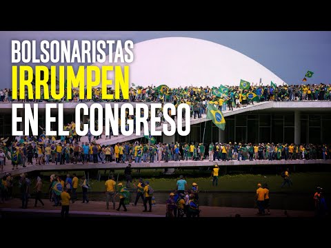 Simpatizantes de Bolsonaro irrumpen en el Congreso