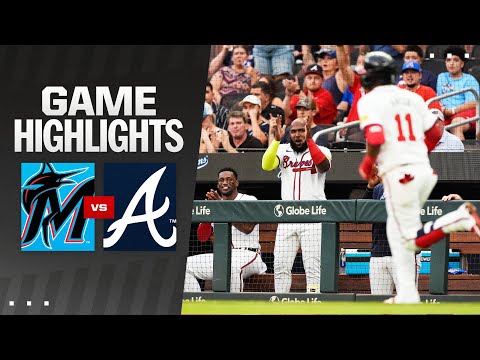 Marlins vs. Braves Game Highlights (8/1/24) | MLB Highlights