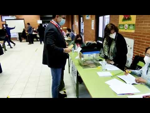 Elecciones Autonómicas Castilla y León. PSOE. Voto de José Luis Vázquez   13/2/2022