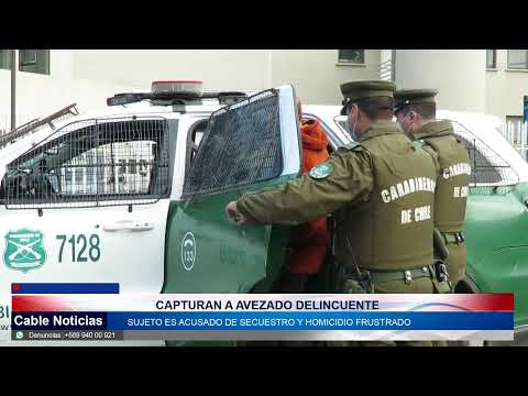 08 JUL 2022 Detienen a acusado de secuestrar y torturar a su pareja en El Carmen