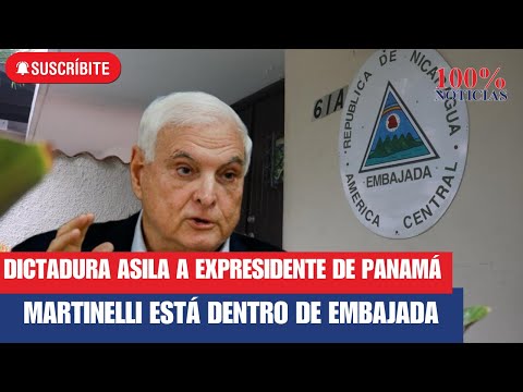 Dictadura asila ex presidente de Panamá/ Martinelli está dentro de embajada
