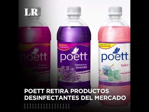 Clorox Perú retira los limpiadores Poett del mercado por contener bacterias