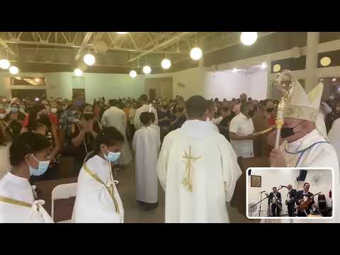 Santa Misa Bendición del Cuadro de la Virgen de Guadalupe 1/Mayo/2022 Parroquia María Reina - Hum…