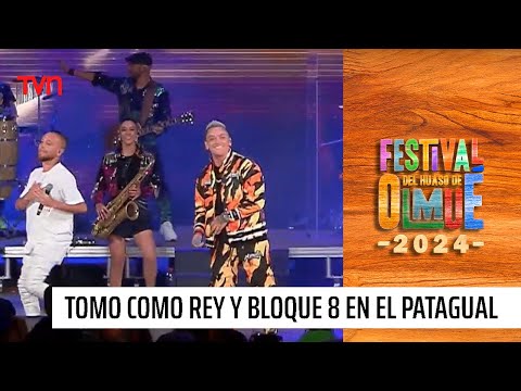 La presentación de Tomo como Rey junto a Bloque 8 en Olmué 2024 | Festival del huaso de Olmué 2024