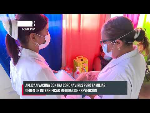 Nicaragua hace efectiva de dosis de vacuna para prevenir el coronavirus