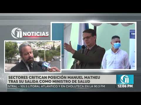 Sectores critican posición de Manuel Matheu tras su salida como ministro de salud