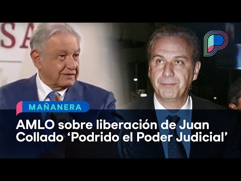 Está podrido el Poder Judicial”: AMLO sobre liberación de Juan Collado