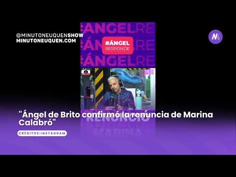 Ángel de Brito confirmó que Marina Calabró dejará Lanata sin filtro- Minuto Neuquén Show