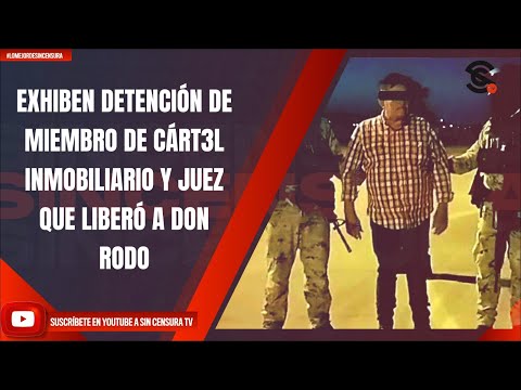 EXHIBEN DETENCIÓN DE MIEMBRO DE CÁRT3L INMOBILIARIO Y JUEZ QUE LIBERÓ A DON RODO
