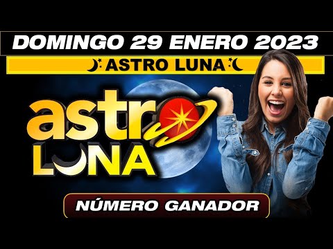 ASTRO LUNA Resultado del día 29 de enero de 2023 NÚMERO GANADOR