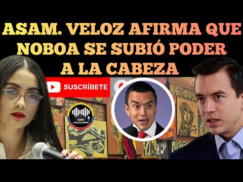 ASAM. VIVÍANA VELOZ CUESTIONA EL CAMBIO RA.DICAL DEL PRESIDENTE DANIEL NOBOA NOTICIAS RFE TV