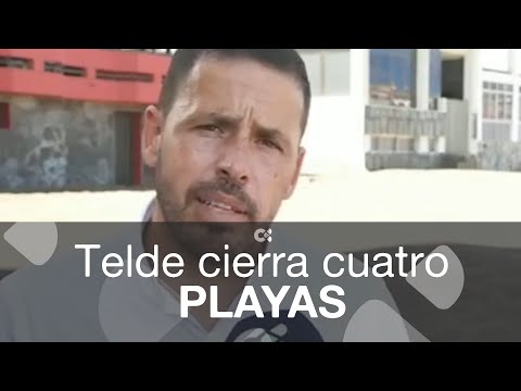 Telde cierra cuatro playas afectadas por restos arrastrados por las lluvias