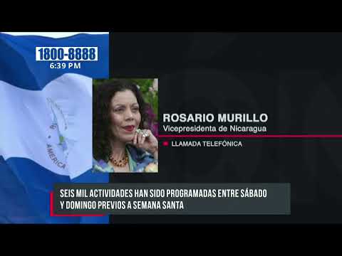 Rosario Murillo: Trabajadores del Estado en Nicaragua inician vacaciones de Semana Santa - Nicaragua