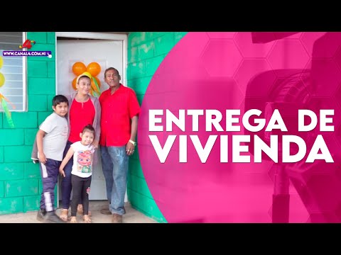 Gobierno Sandinista entrega vivienda del programa Bismarck Martínez a familia de San Marcos, Carazo
